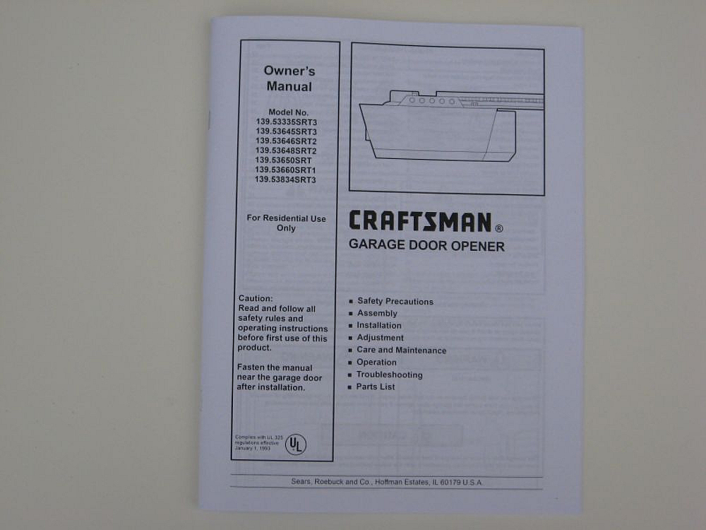 114A1953 Manual at Sears.com