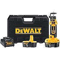 Cordless spiral cutout saw kit