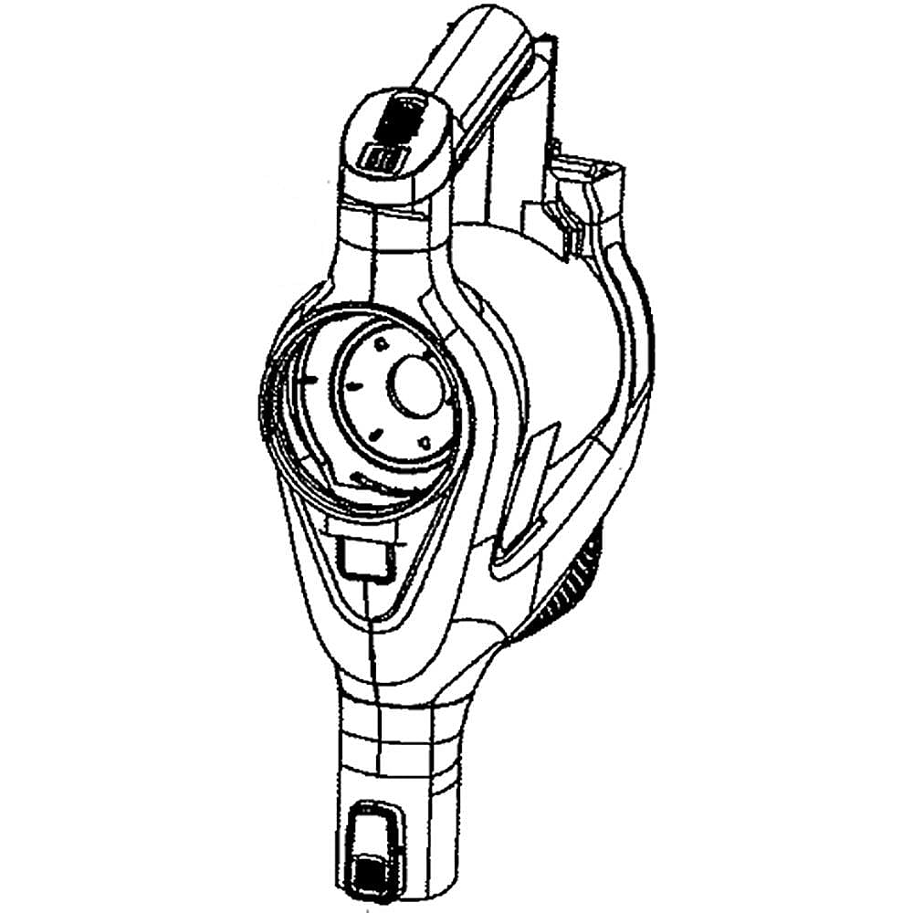 Photo of Vacuum Handle and Motor Unit Assembly from Repair Parts Direct