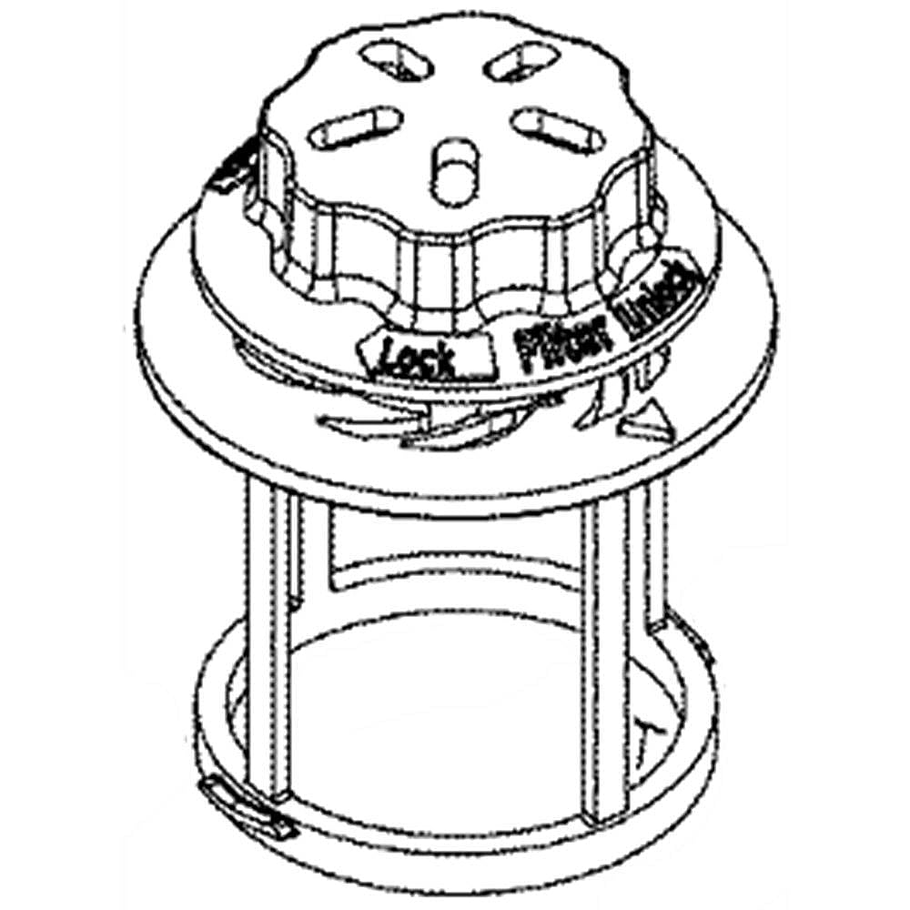 Photo of Dishwasher Circulation Pump Filter from Repair Parts Direct