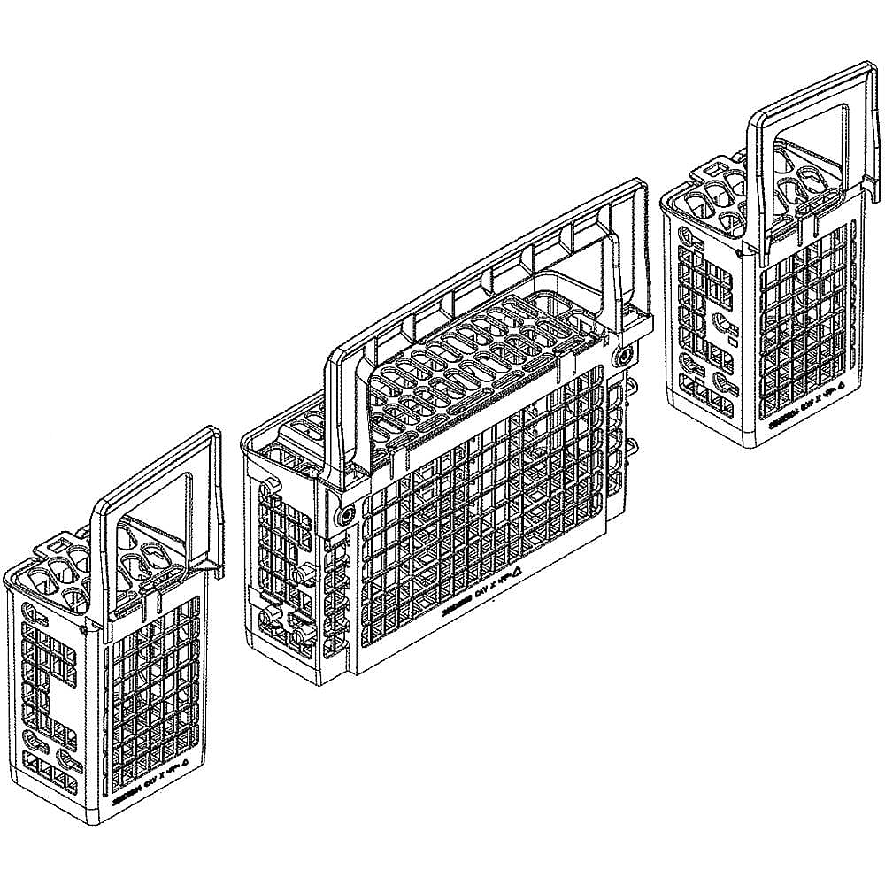 Photo of Dishwasher Silverware Basket from Repair Parts Direct