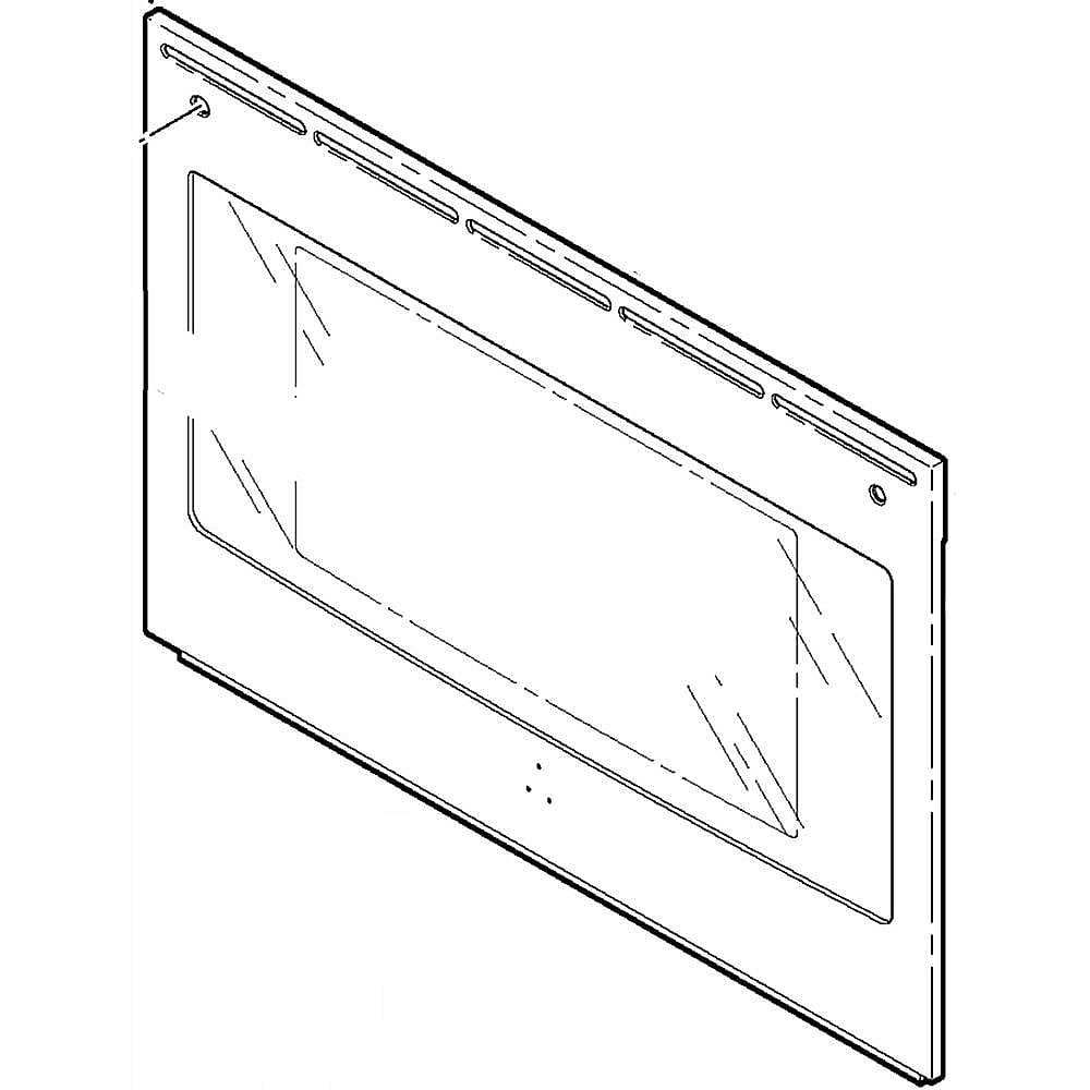 Photo of Range Oven Door Outer Panel (Stainless) from Repair Parts Direct