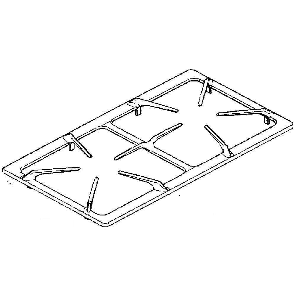 Photo of Range Surface Burner Grate from Repair Parts Direct