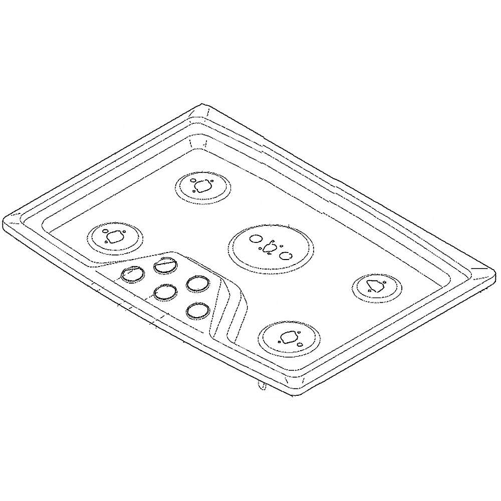 Photo of Cooktop Main Top from Repair Parts Direct