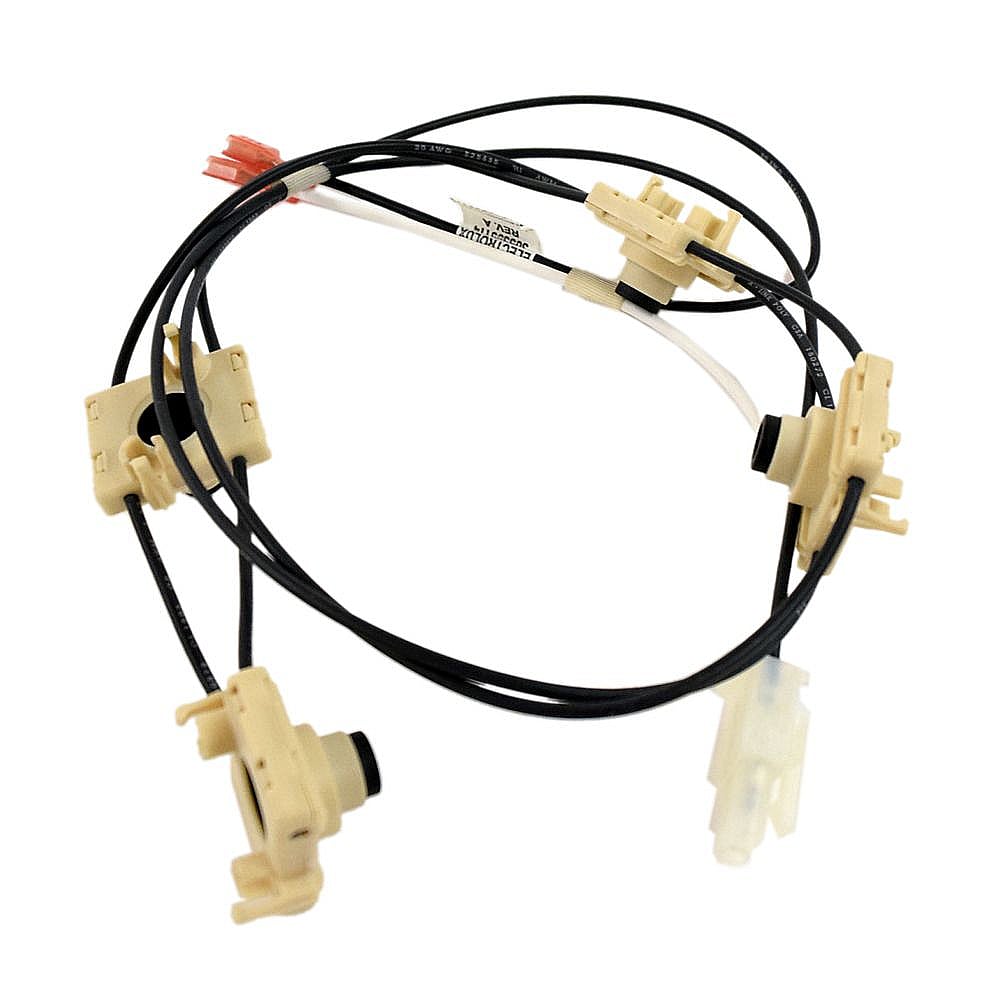 Photo of Cooktop Igniter Switch and Harness Assembly from Repair Parts Direct