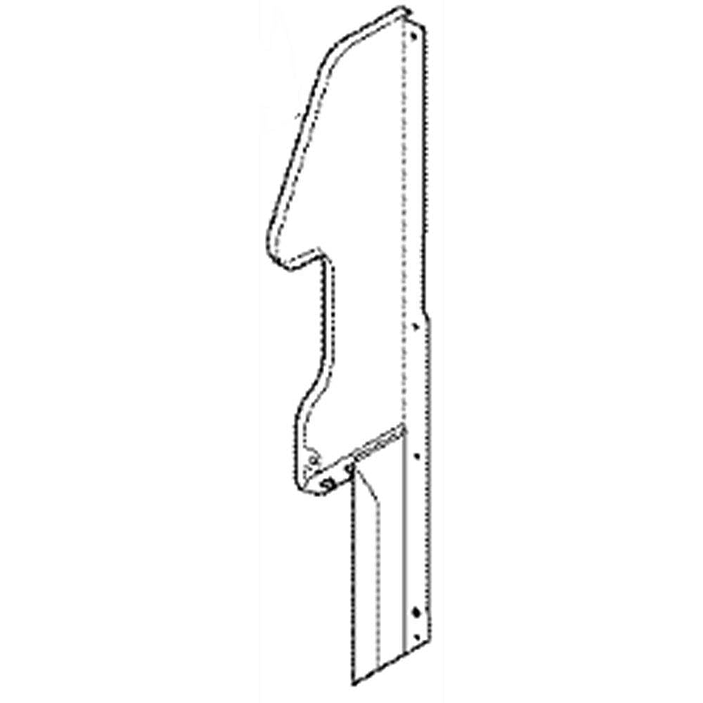 Photo of Range Control Panel End Cap, Left from Repair Parts Direct