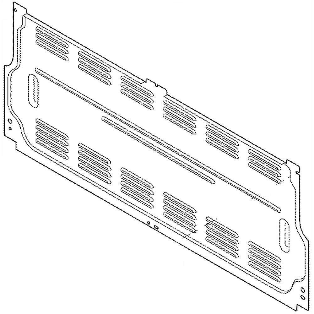 Photo of Range Control Panel Back Shield from Repair Parts Direct