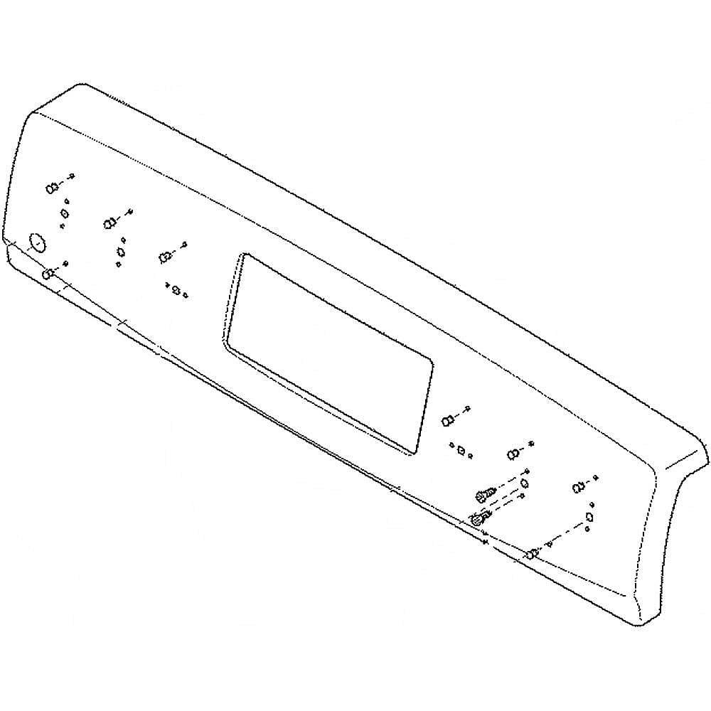 Photo of Range Control Panel from Repair Parts Direct