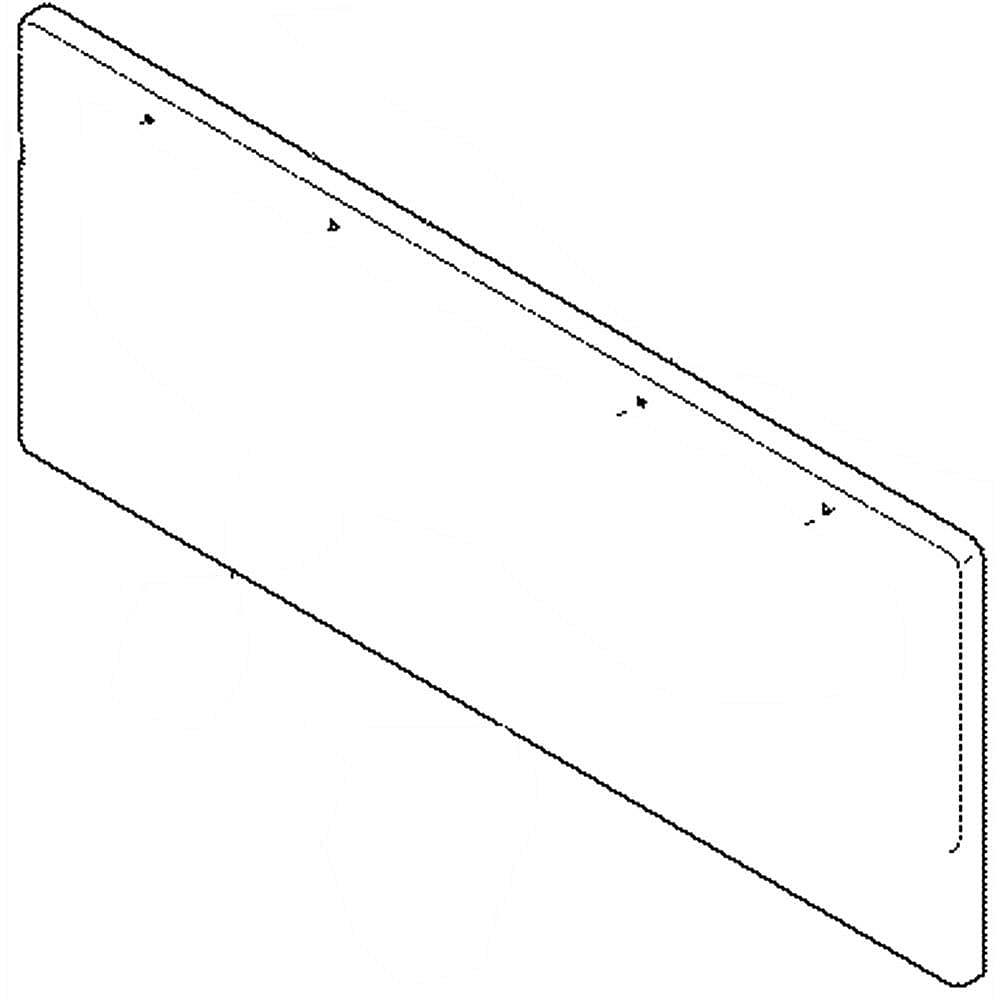 Photo of Range Broil Drawer Outer Panel (Black) from Repair Parts Direct