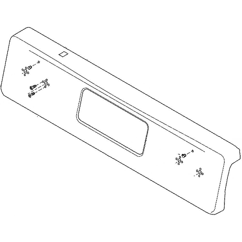 Photo of Range Control Panel from Repair Parts Direct