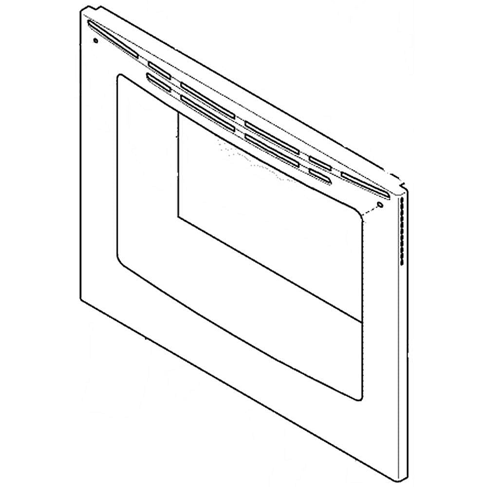Photo of Range Oven Door Outer Panel (Stainless) from Repair Parts Direct