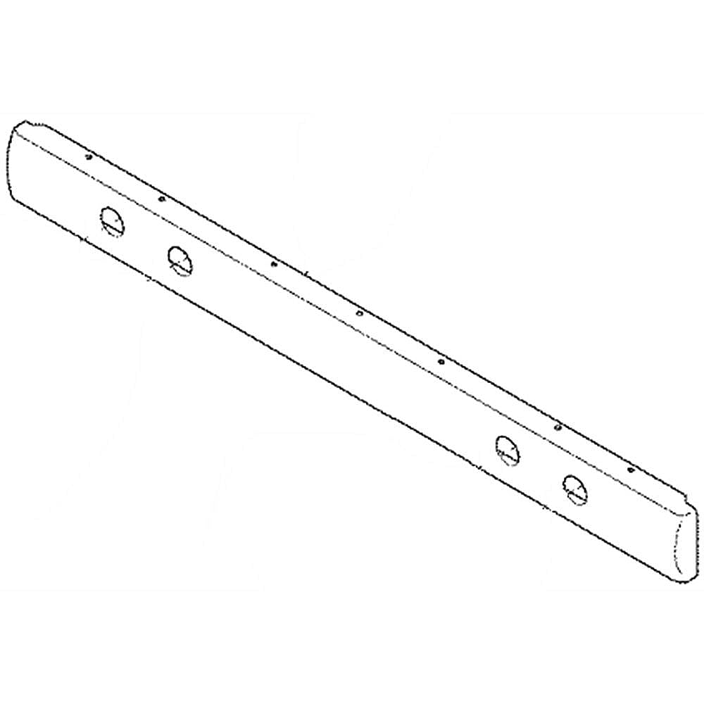 Photo of Range Surface Burner Manifold Panel (White) from Repair Parts Direct