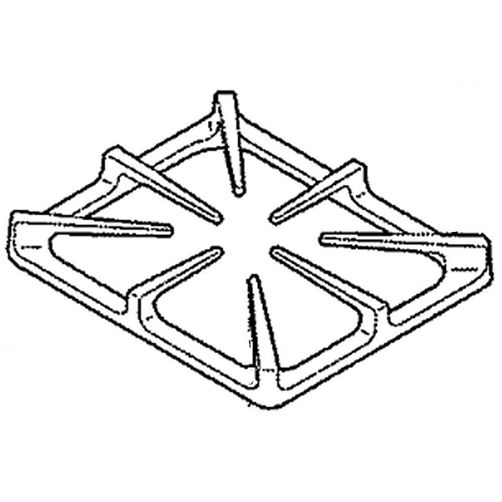 Photo of Cooktop Burner Grate from Repair Parts Direct