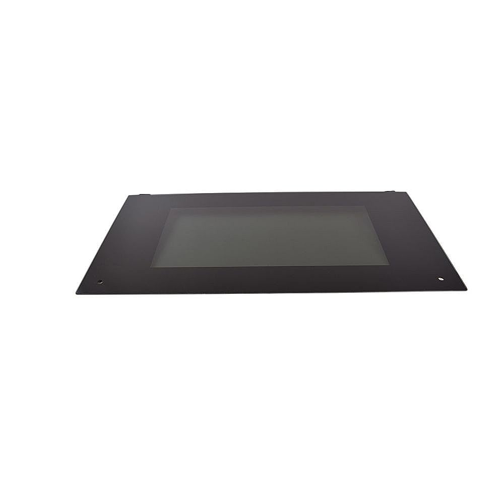 Photo of Range Oven Door Outer Panel Assembly, Lower (Black) from Repair Parts Direct