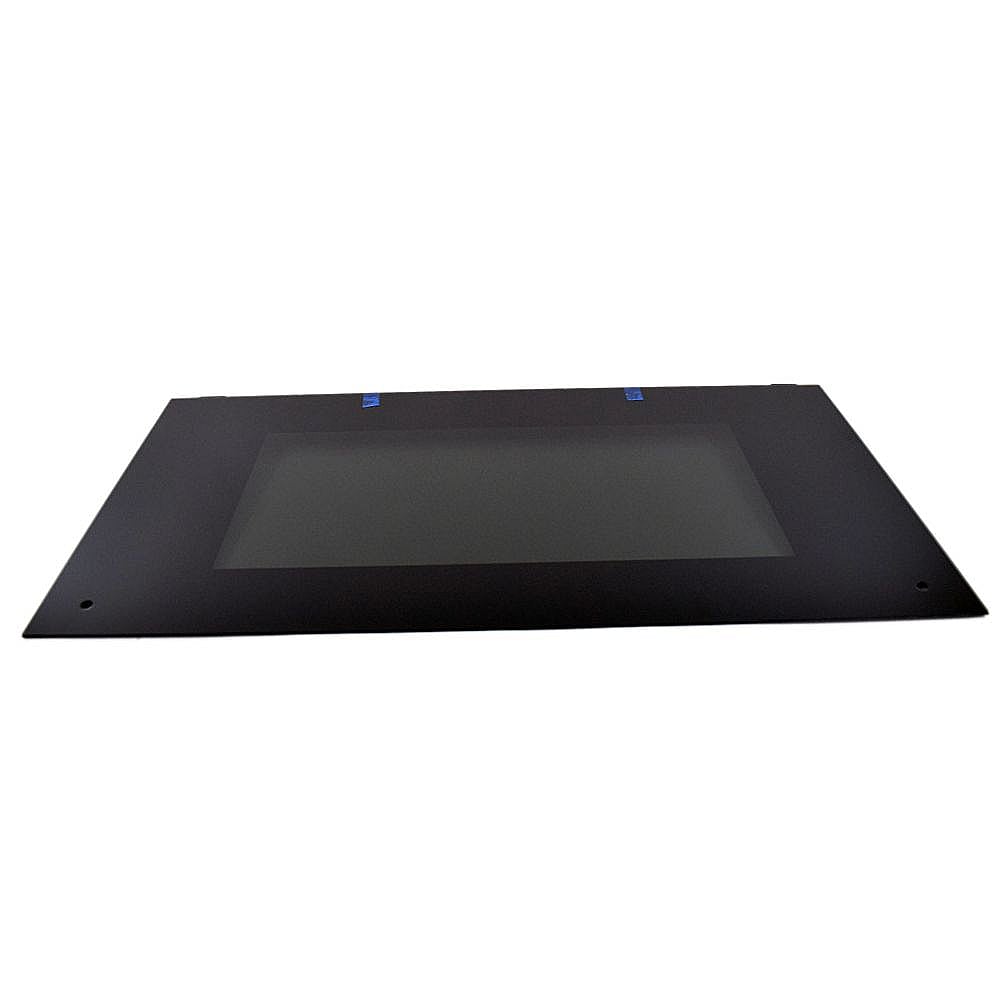 Photo of Range Oven Door Outer Panel Assembly (Black) from Repair Parts Direct