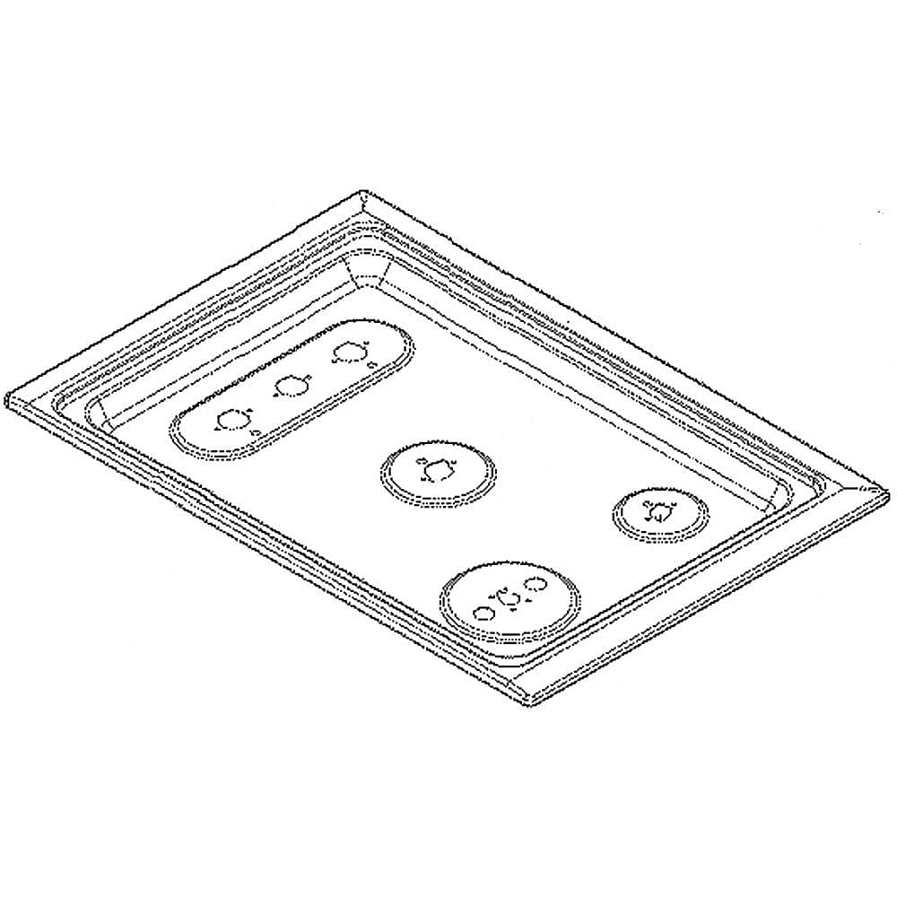 Photo of Range Main Top Assembly from Repair Parts Direct