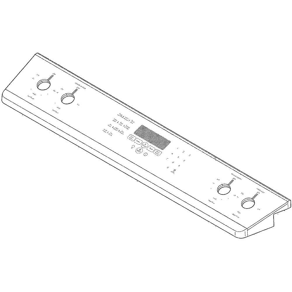 Photo of Range Control Panel from Repair Parts Direct