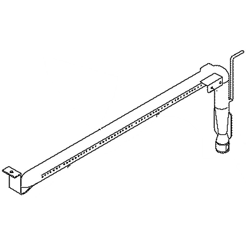 Photo of Range Bake Burner Assembly from Repair Parts Direct