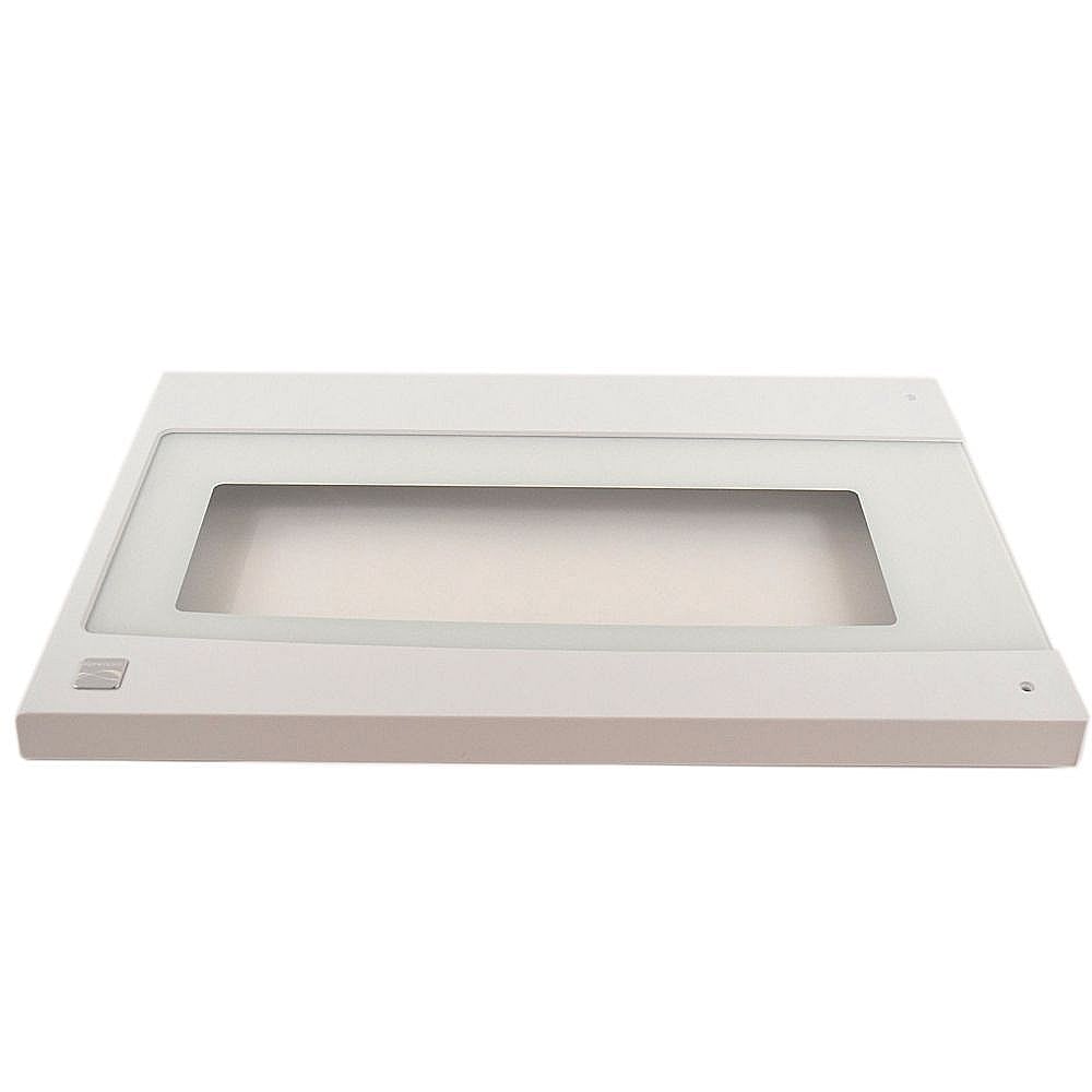 Photo of Microwave Door Outer Panel (White) from Repair Parts Direct