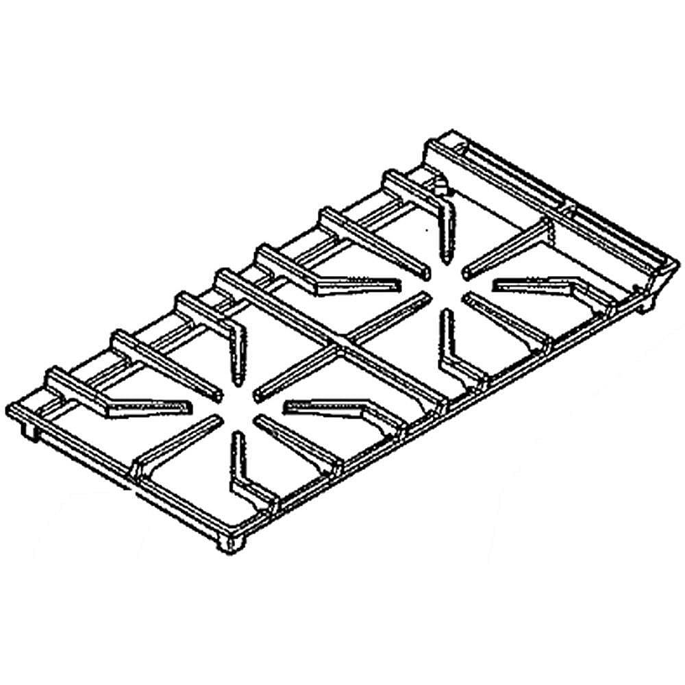 Photo of Range Surface Burner Grate, Left from Repair Parts Direct