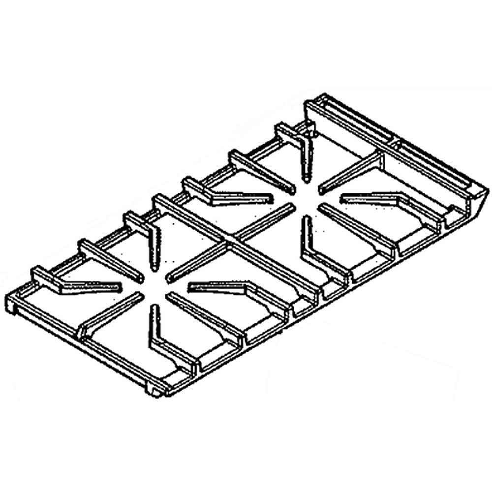 Photo of Range Surface Burner Grate, Right from Repair Parts Direct