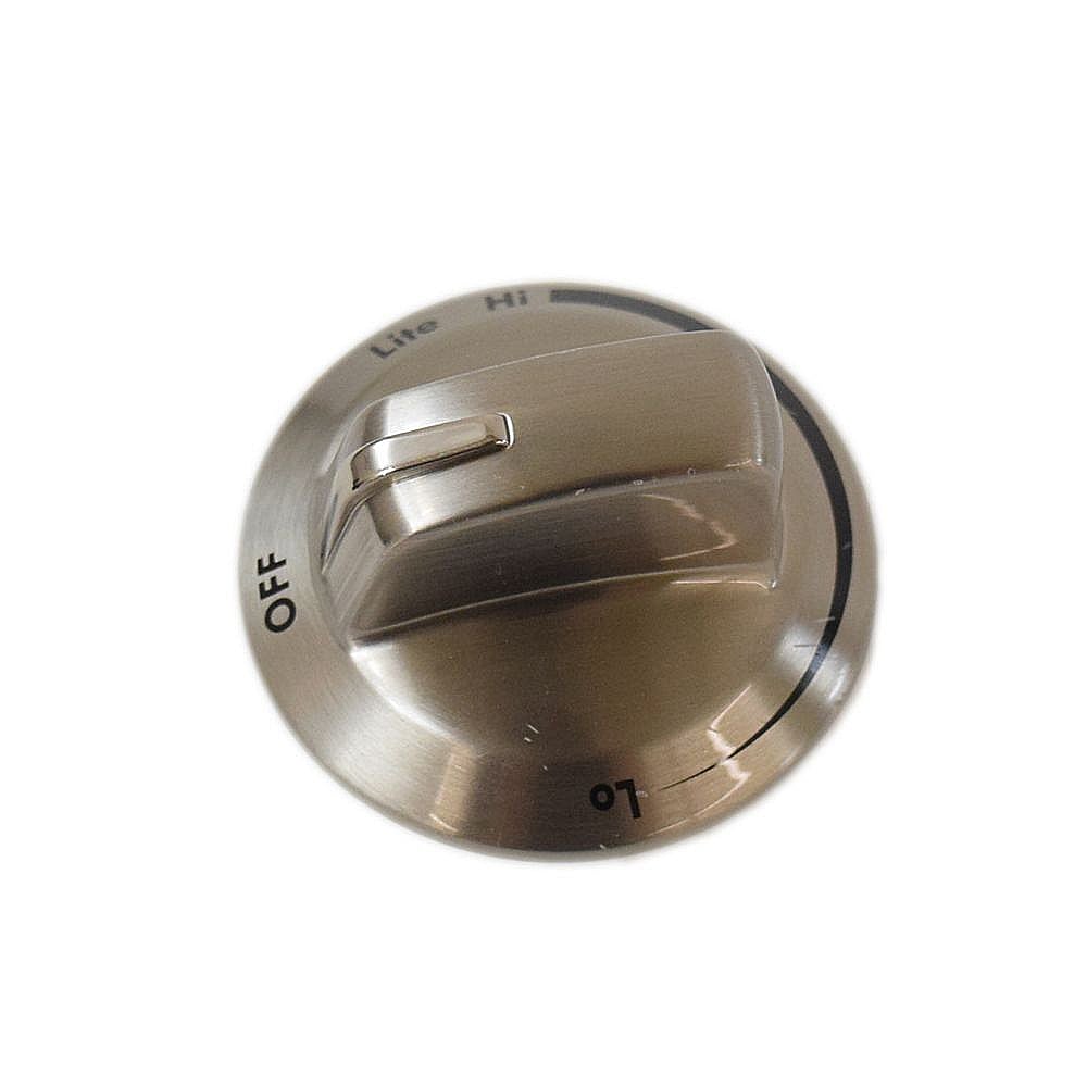 Photo of Cooktop Burner Knob (Stainless) from Repair Parts Direct