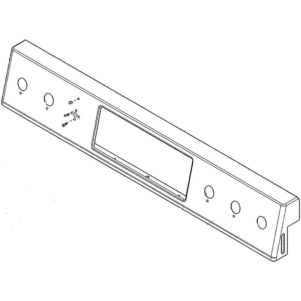 Photo of Range Control Panel (Stainless) from Repair Parts Direct