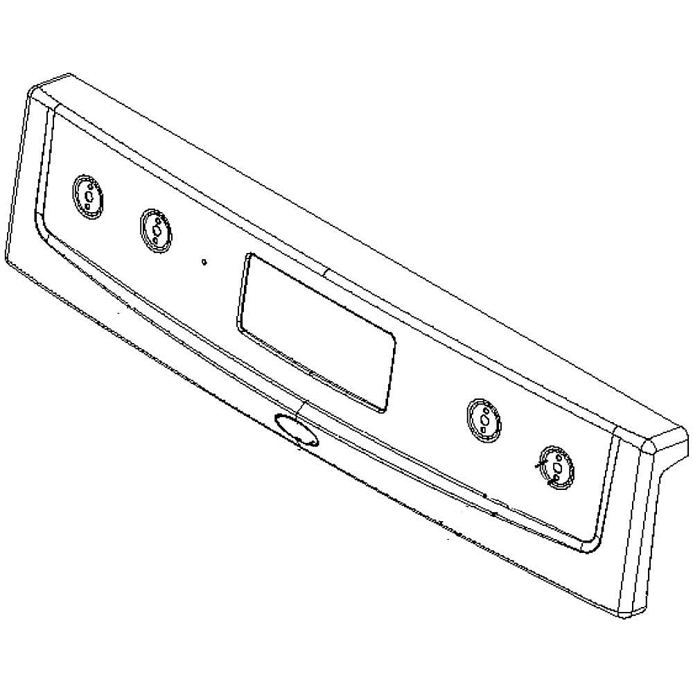 Photo of Range Control Panel from Repair Parts Direct