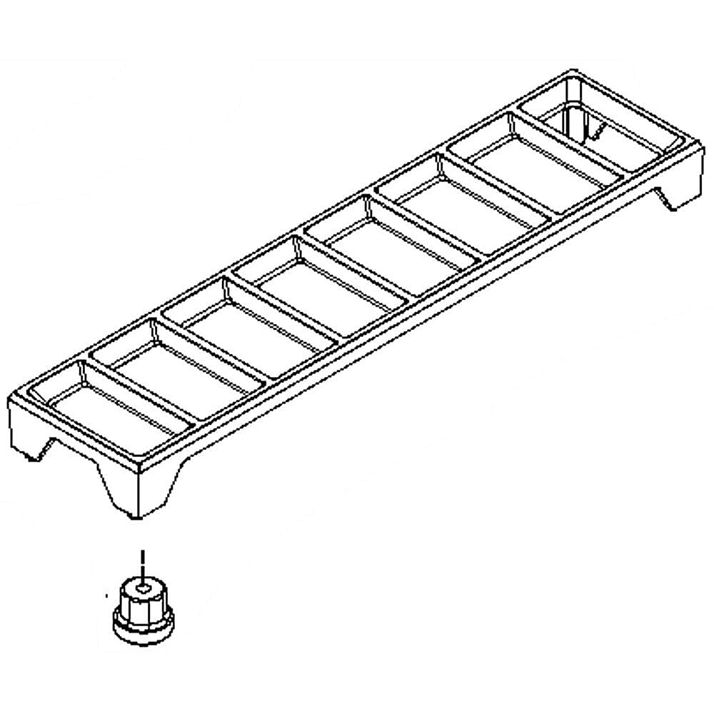 Photo of Cooktop Burner Grate from Repair Parts Direct