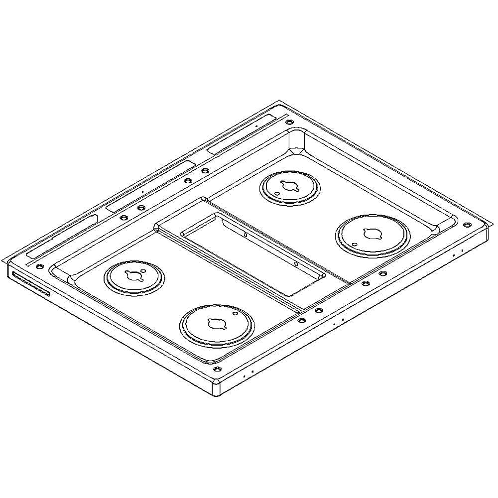 Photo of Cooktop Main Top from Repair Parts Direct