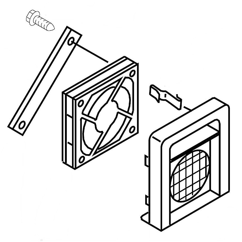 Photo of Fan Filter from Repair Parts Direct