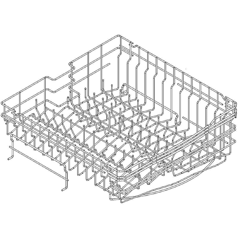 Photo of Dishwasher Dishrack, Upper from Repair Parts Direct