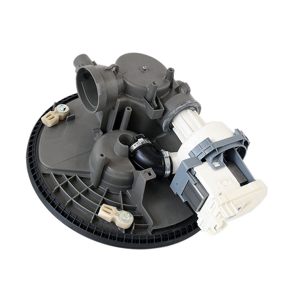 Photo of Dishwasher Sump and Motor Assembly from Repair Parts Direct