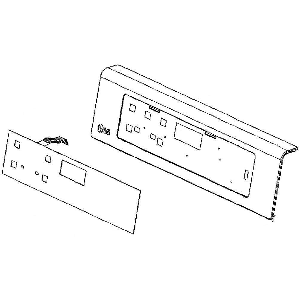 Photo of Range Touch Control Panel from Repair Parts Direct