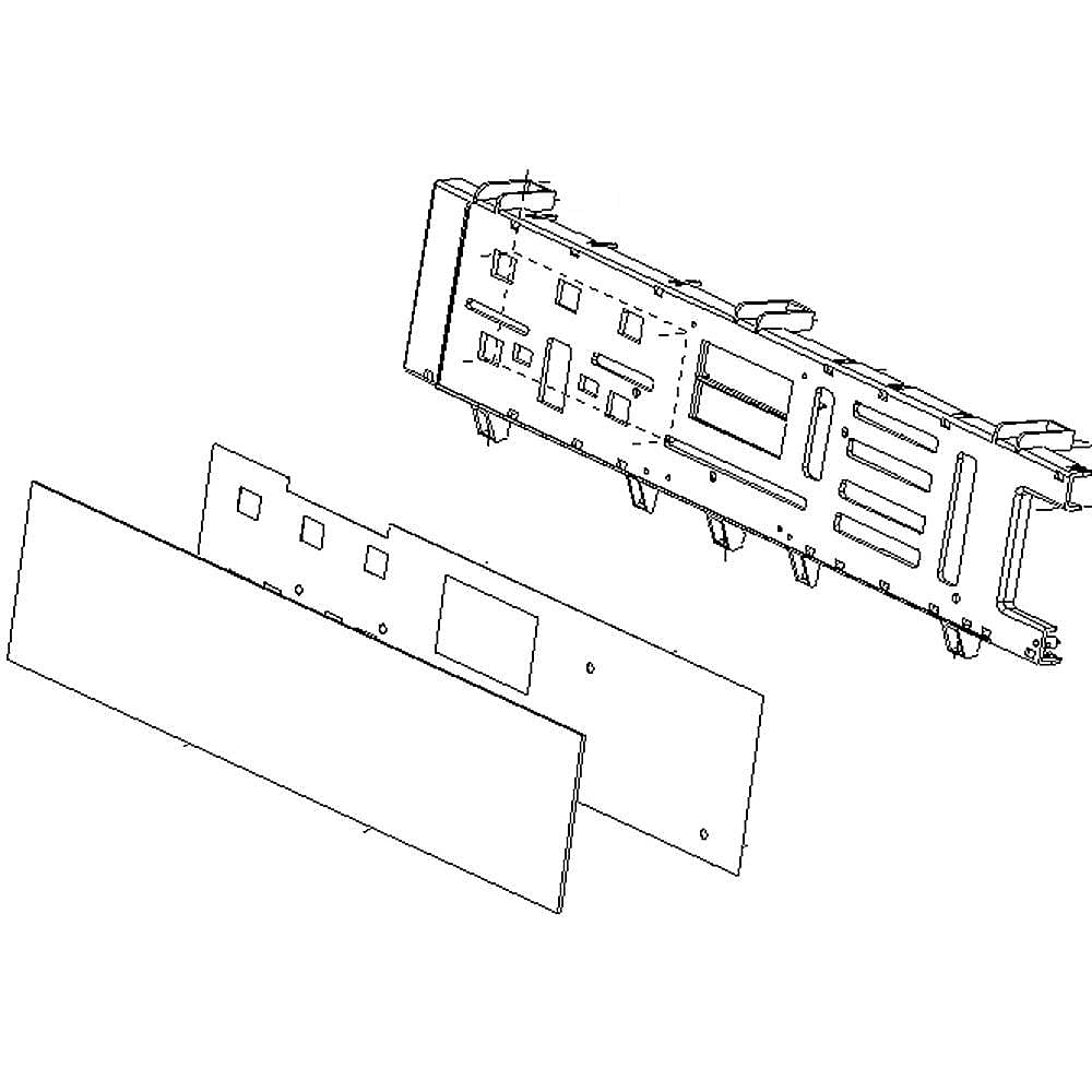 Photo of Range Touch Control Panel Assembly from Repair Parts Direct