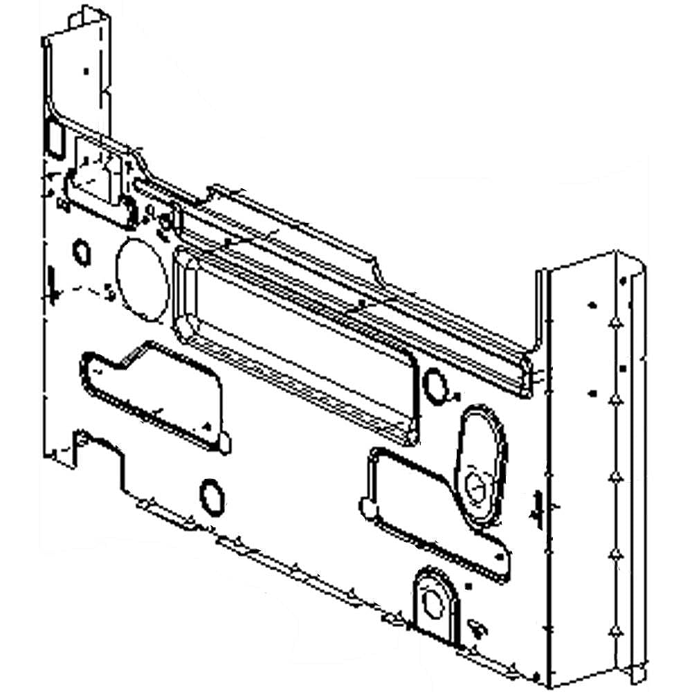 Photo of Range Rear Panel, Upper from Repair Parts Direct