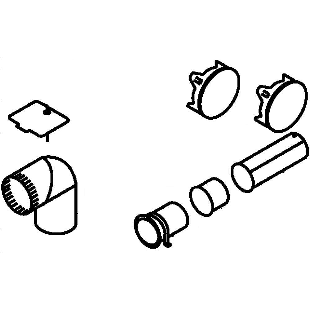 Photo of Dryer 4-Way Side Vent Kit from Repair Parts Direct