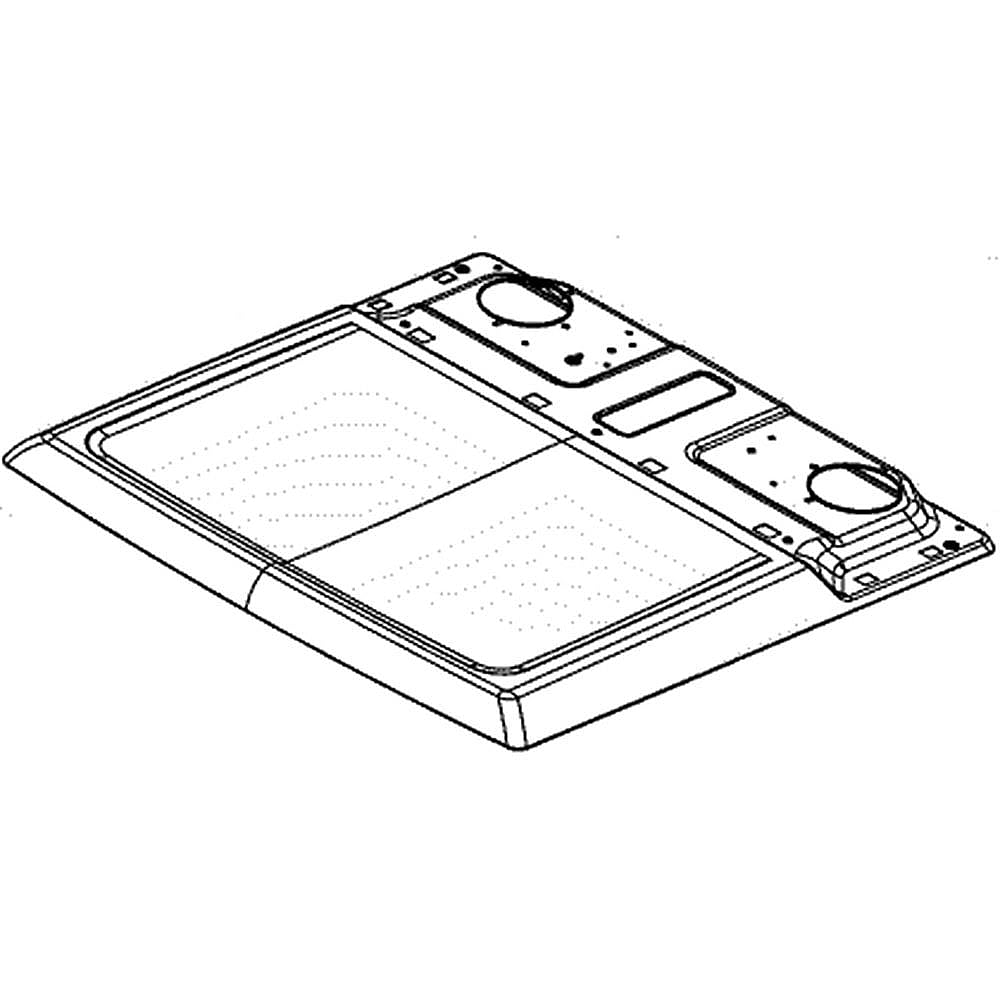 Photo of Dryer Top Panel from Repair Parts Direct