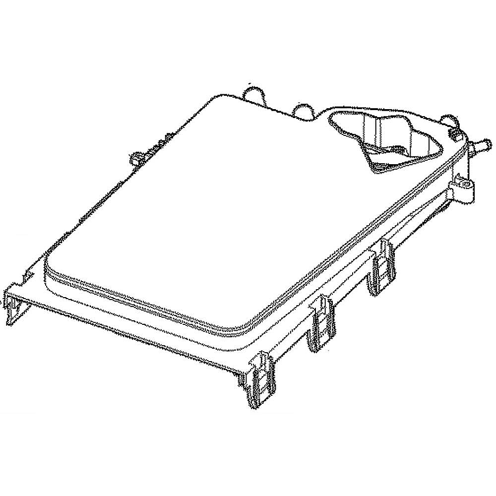 Photo of Washer Dispenser Housing Cover from Repair Parts Direct