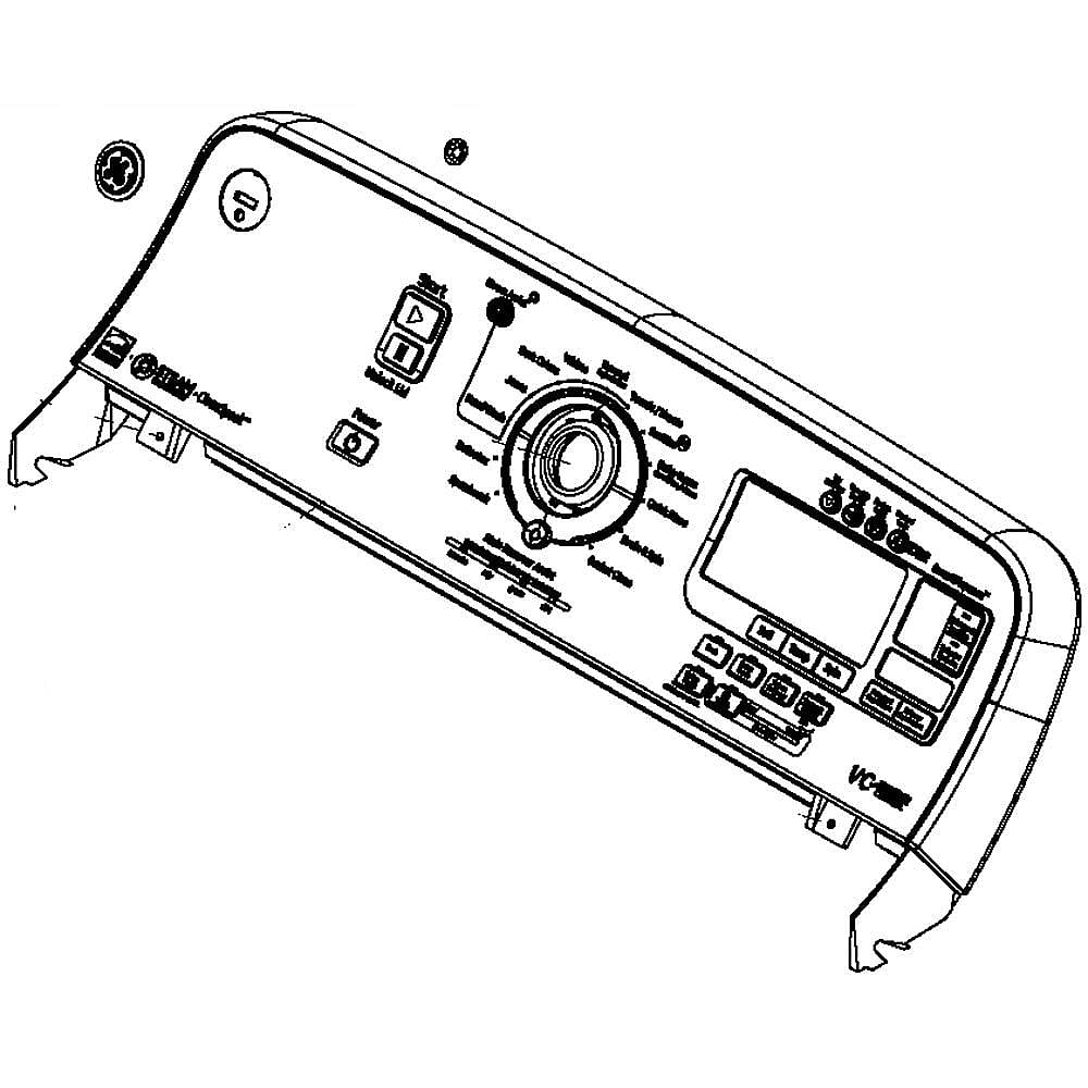 Photo of Washer Control Panel from Repair Parts Direct