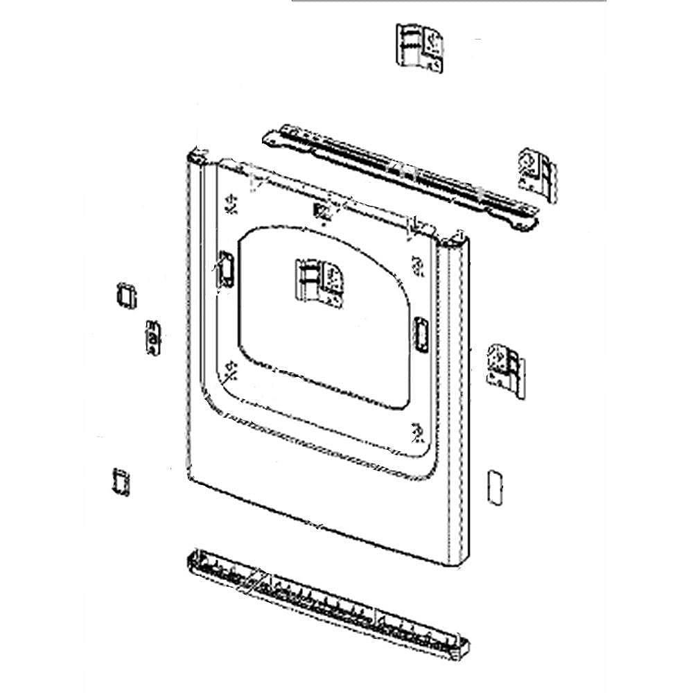 Dryer Front Panel Assembly