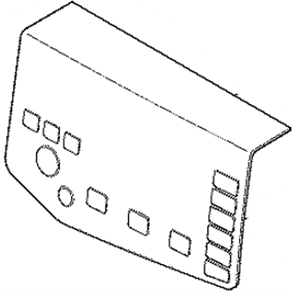 Photo of Washer Control Overlay from Repair Parts Direct