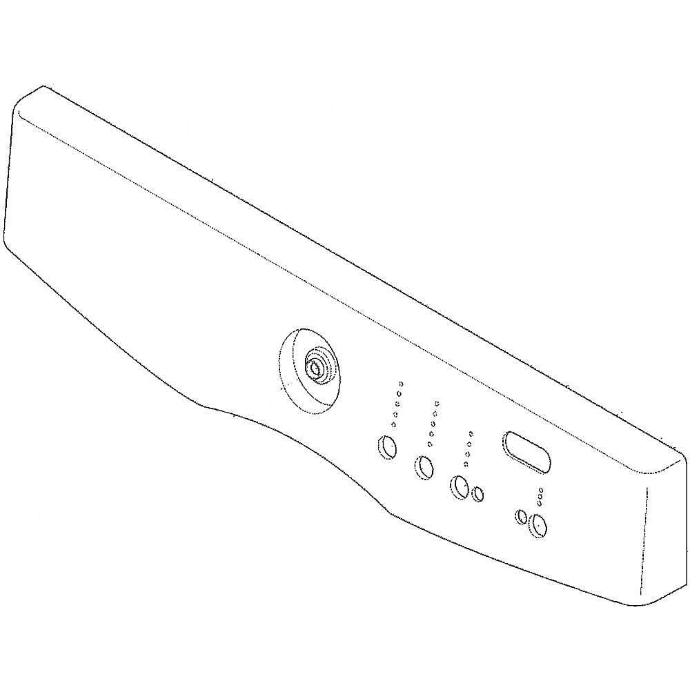 Photo of Dryer Control Panel (White) from Repair Parts Direct