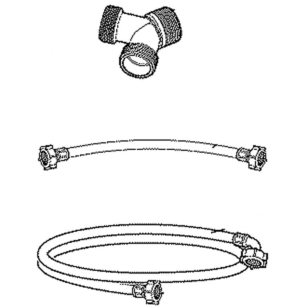 Photo of Dryer Steam Hose Installation Kit from Repair Parts Direct