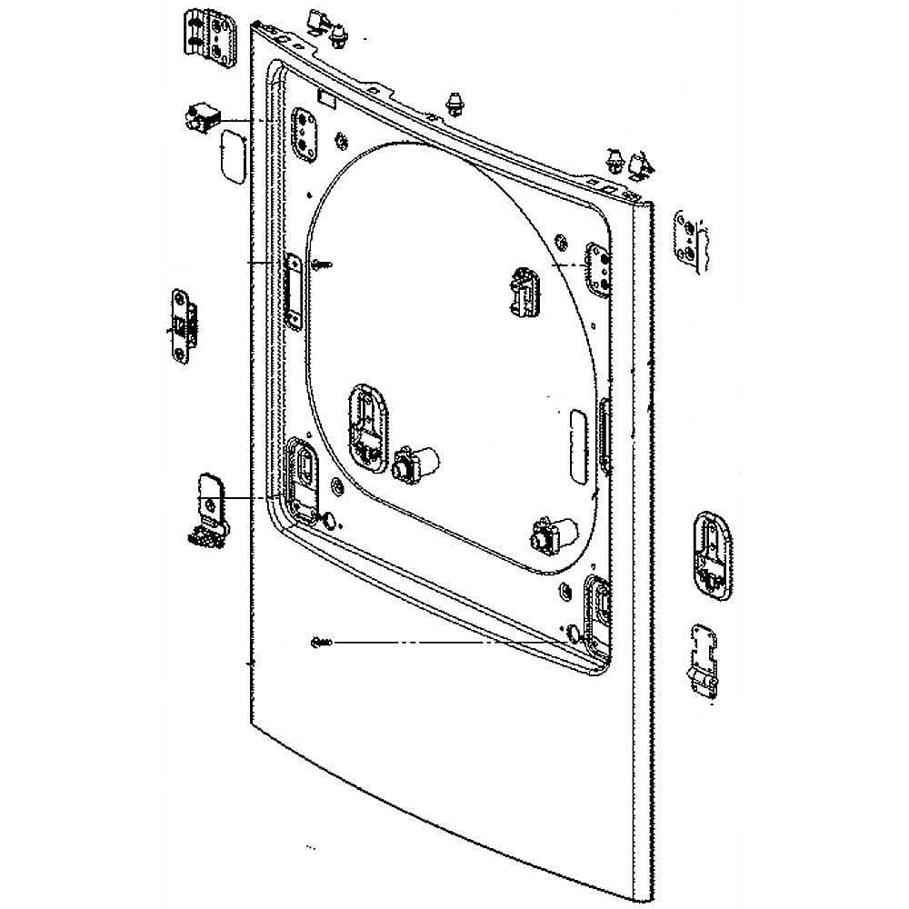 Photo of Dryer Front Panel Assembly from Repair Parts Direct