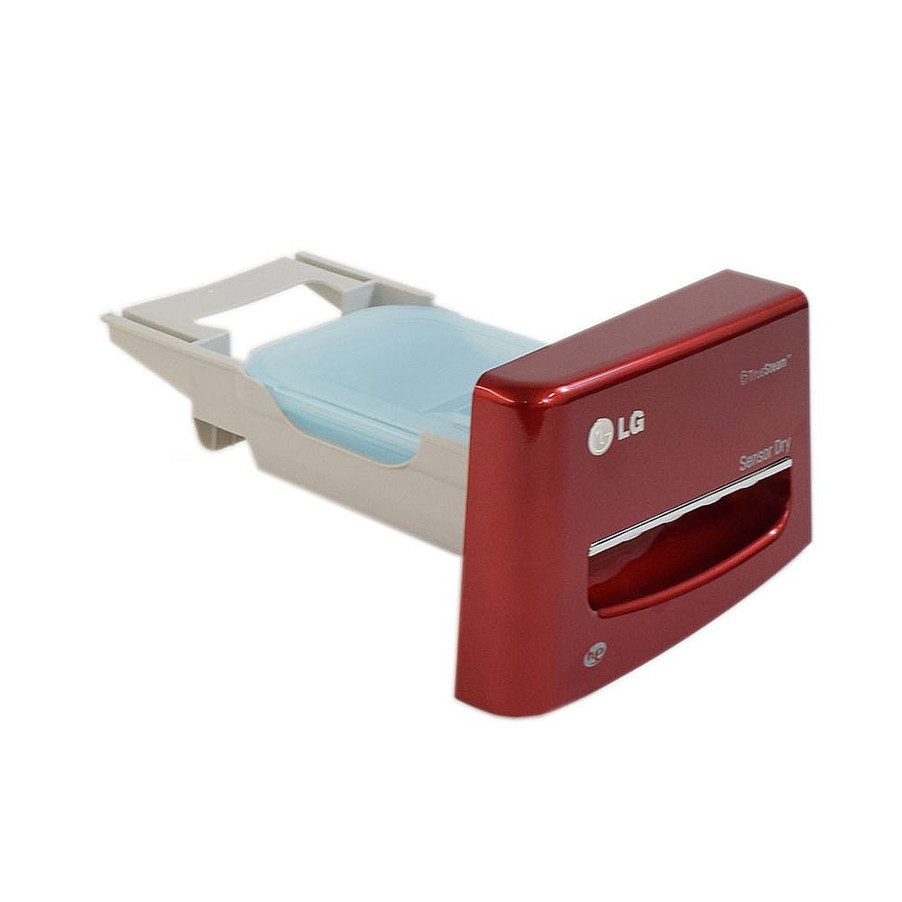 Photo of Washer Dispenser Drawer Assembly (Red) from Repair Parts Direct