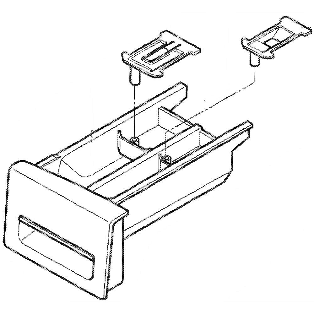 Photo of Washer Dispenser Drawer Assembly from Repair Parts Direct