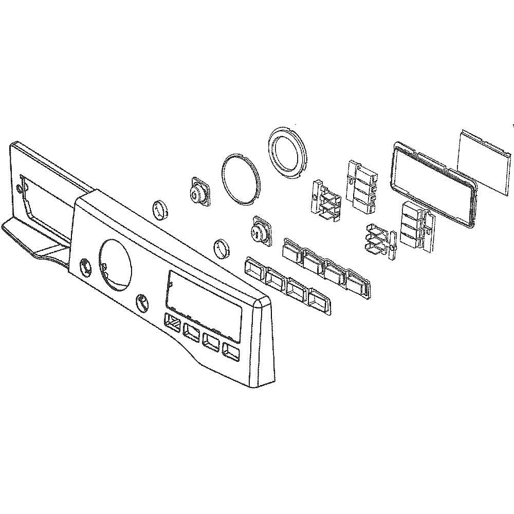 Photo of Dryer Control Panel from Repair Parts Direct
