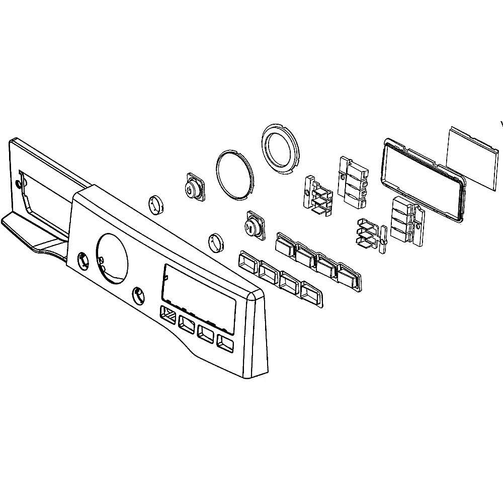 Photo of Dryer Control Panel from Repair Parts Direct
