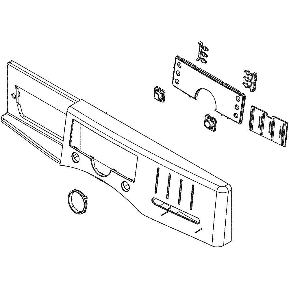 Photo of Dryer Control Panel Assembly from Repair Parts Direct